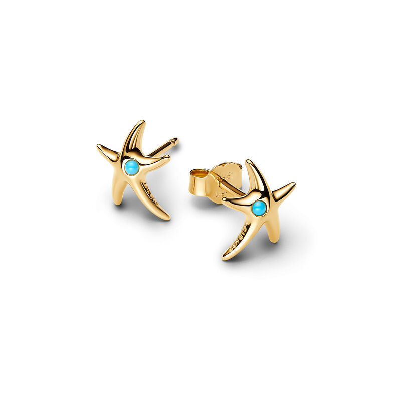 Pandora Starfish Stud Earrings image number 1