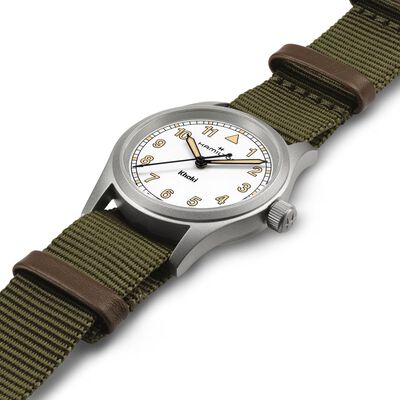 Hamilton Khaki Field Quartz Watch White Dial, 33mm
