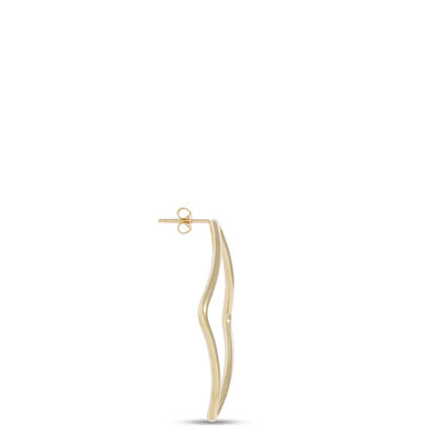 Toscano 30mm Open Square Earrings, 14K Yellow Gold