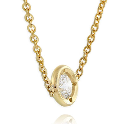 Roberto Coin Diamonds by the Inch 1-Station Diamond Necklace 18K