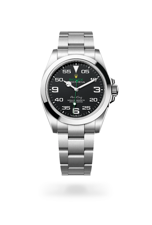 rolex air-king in oystersteel, m126900-0001 - ben bridge