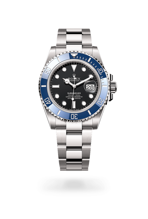 rolex submariner in 18 kt white gold, m126619lb-0003 - ben bridge