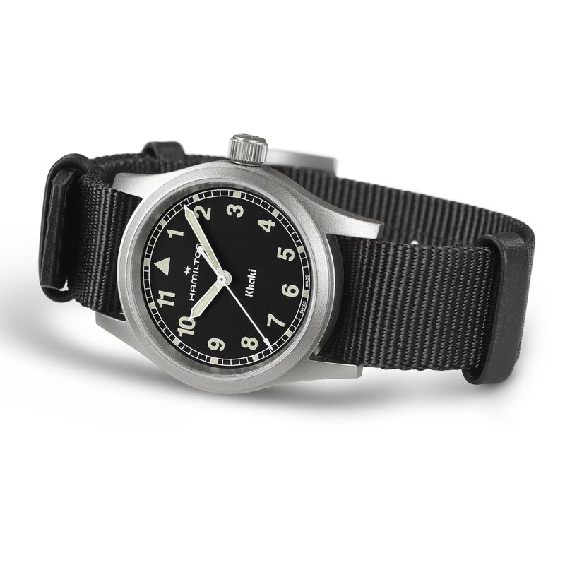 Hamilton Khaki Field Quartz Watch Black Dial, 33mm image number 2