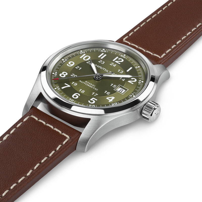 Hamilton Khaki Field Green Dial Watch, 42mm image number 1