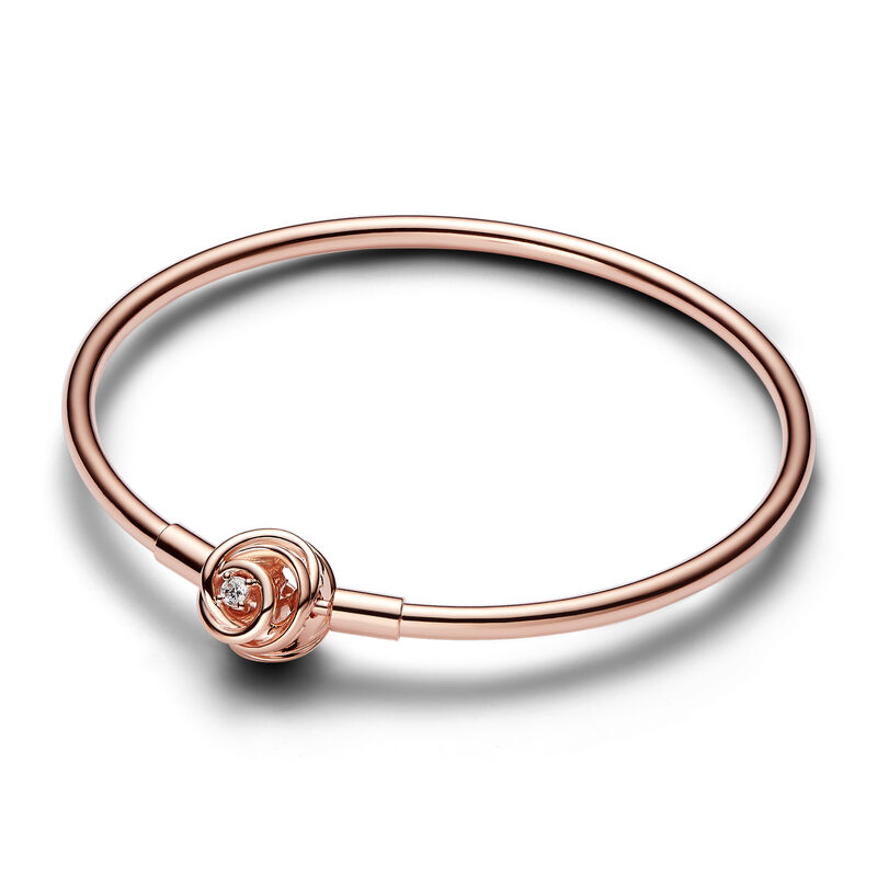 Pandora Moments Encircled Clasp Bangle image number 0