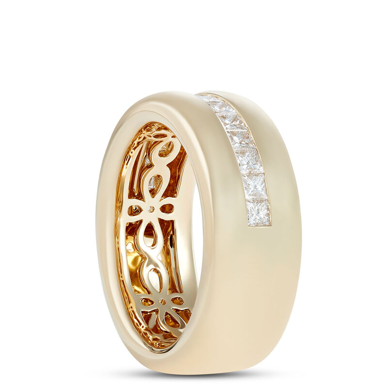 Diamond Anniversary Band 14KY, .87CTW image number 1
