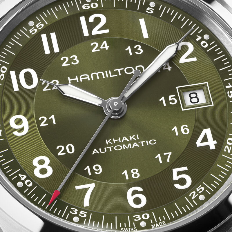 Hamilton Khaki Field Green Dial Watch, 42mm image number 4