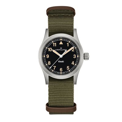 Hamilton Khaki Field Quartz Watch Black Dial, 33mm