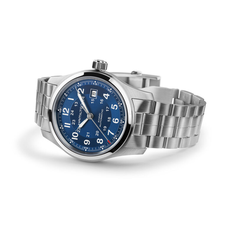 Hamilton Khaki Field Auto Blue Dial Watch, 42mm image number 2
