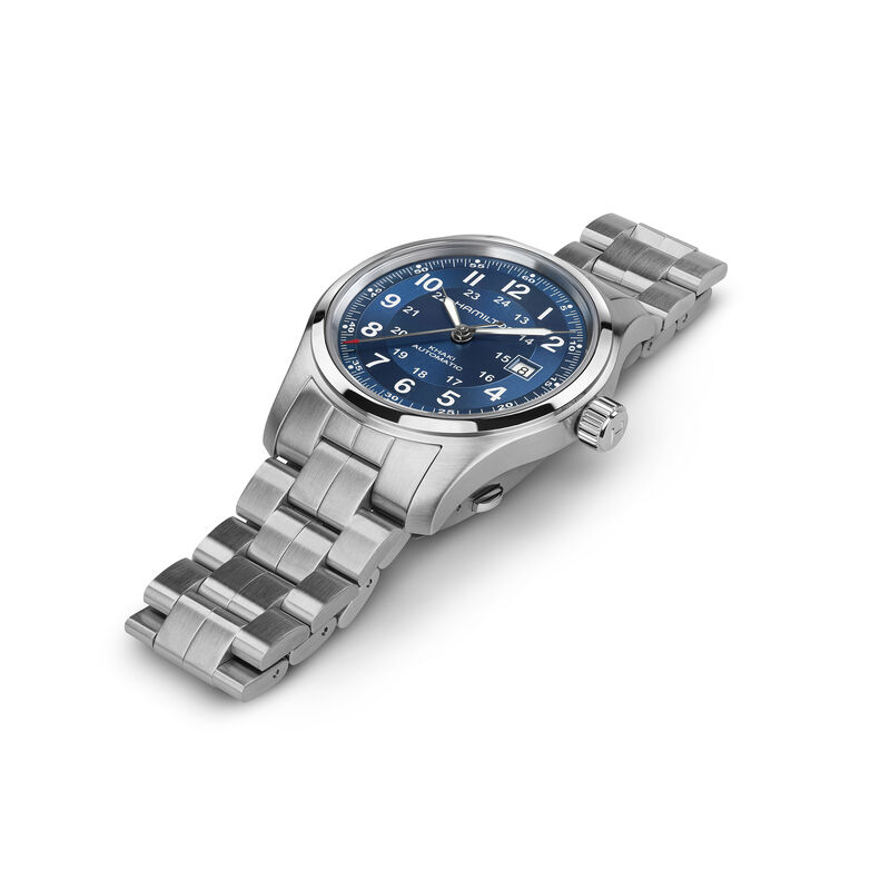 Hamilton Khaki Field Auto Blue Dial Watch, 42mm image number 1
