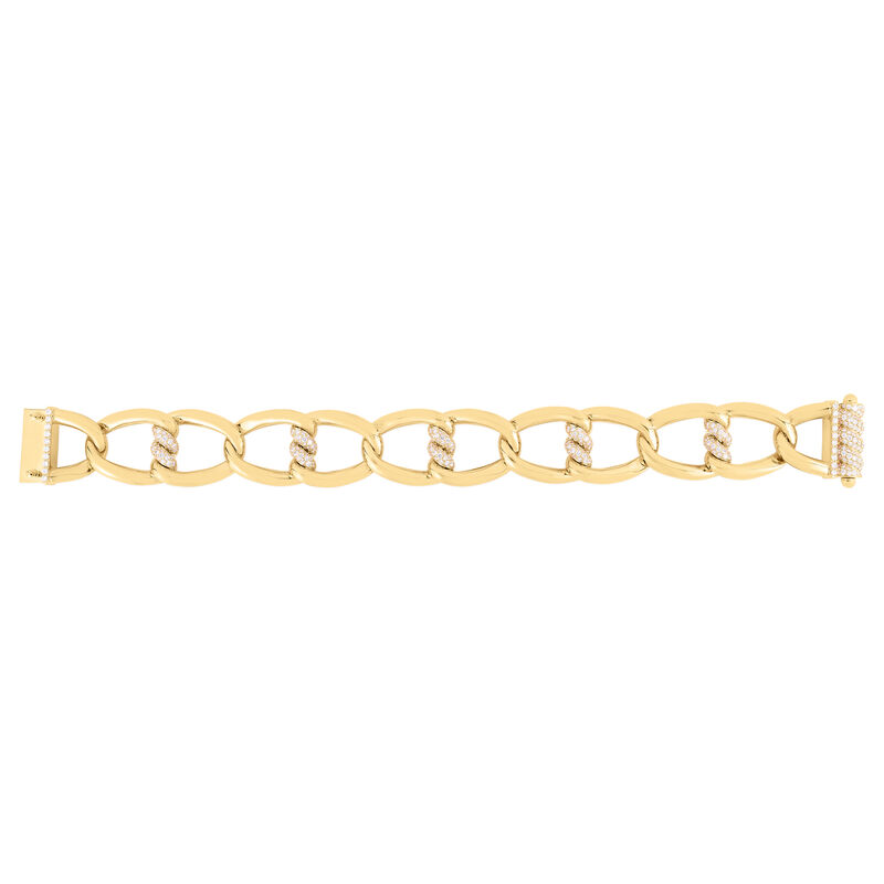 Roberto Coin 18K Yellow Gold Cialoma Diamond Knot Bracelet image number 0
